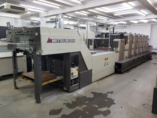 Mitsubishi D1000, 5 màu+tráng phủ, sấy IR, 52x72cm năm 2004