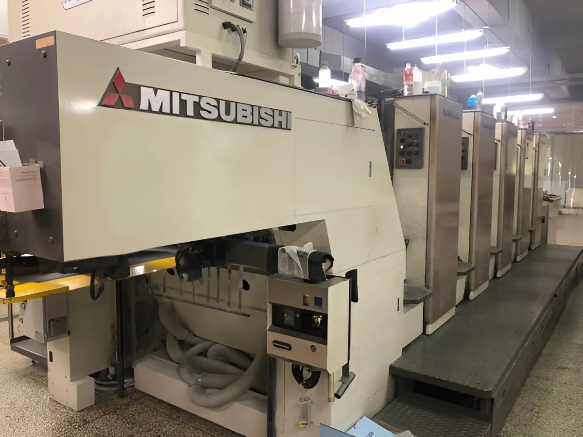 Mitsubishi D3000 - 5 màu, hệ thống rửa lô cao su tự động, khổ 72 x 102 năm 2007